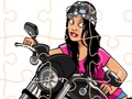 Spel Crazy Bikers Jigsaw aanlyn