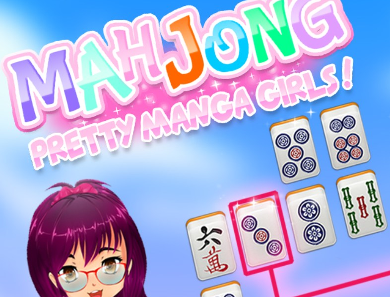 Spel Mahjong mooi manga meisies aanlyn
