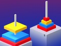 Spel Piramide toring legkaart  aanlyn