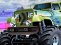 Spel Monster Truck Beach Surfing aanlyn