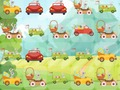 Spel Bunnies wat motors ry, pas 3 aanlyn