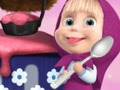 Spel Masha & Bear Cooking Dash aanlyn