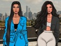 Spel Yeezy susters mode aanlyn