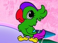 Spel Oulike diere kleur  aanlyn