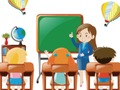 Spel Terug na die skool legkaart  aanlyn