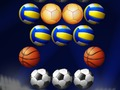 Spel Bubble Shooter Golden Football aanlyn