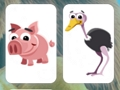 Spel Diere kaarte geheue  aanlyn