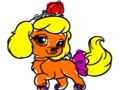 Spel Prinses van troeteldiere kleur  aanlyn