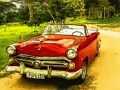 Spel Kubaanse Vintage Cars Jigsaw  aanlyn