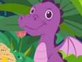 Spel Oulike dinosourusse kleur  aanlyn