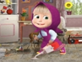 Spel Masha en die Bear Cleaning Game aanlyn