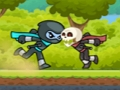 Spel Ninja hardloop op en af  aanlyn