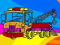 Spel Tow trucks inkleurboek  aanlyn