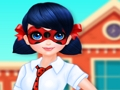 Spel Gestippelde meisie terug skool toe  aanlyn