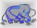 Spel Baby olifant kleur  aanlyn