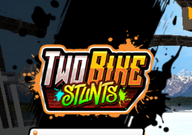 Spel Twee fietsstunts  aanlyn