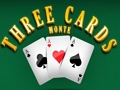 Spel Drie kaarte Monte  aanlyn