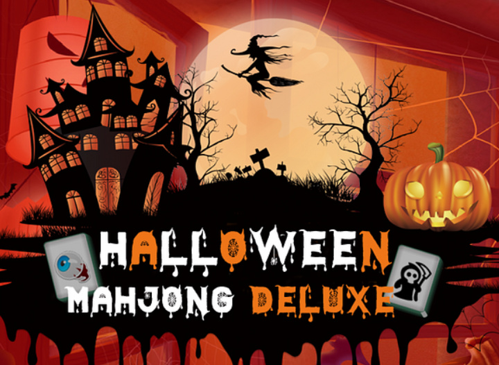 Spel Halloween Mahjong Deluxe aanlyn