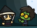 Spel Samurai vs zombies aanlyn