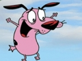 Spel Moed Die lafhartige hond  aanlyn