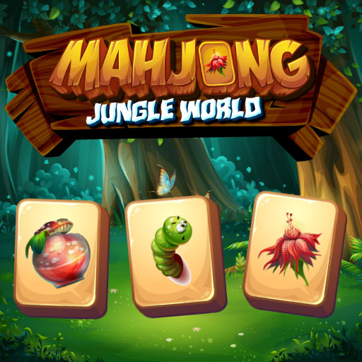Spel Mahjong Jungle World aanlyn