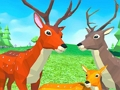 Spel Deer -simulator: dierefamilie 3D aanlyn