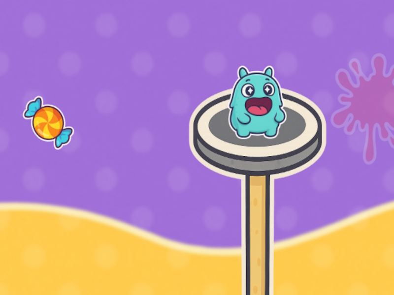 Spel Candy Monster Raffi aanlyn