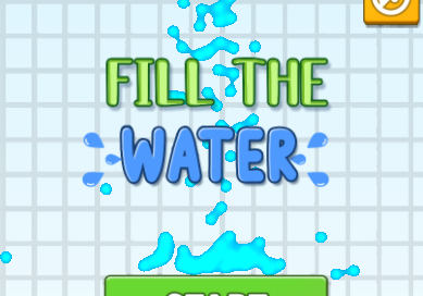 Spel Vul die water  aanlyn