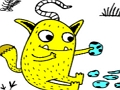 Spel Snaakse monsters legkaart  aanlyn