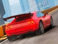 Spel Voorskom -parkeerterrein -motorbestuurder simulator aanlyn