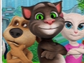 Spel Talking Tom legkaart  aanlyn