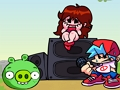Spel Friday Night Funkin 'vs PIG van Angry Birds  aanlyn