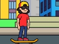 Spel Skateboard Wheelie aanlyn