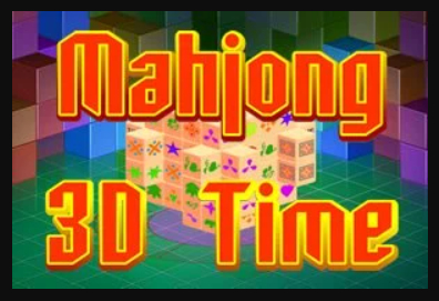 Spel Mahjong 3D-tyd  aanlyn