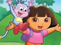 Spel Vind 7 verskille Dora  aanlyn