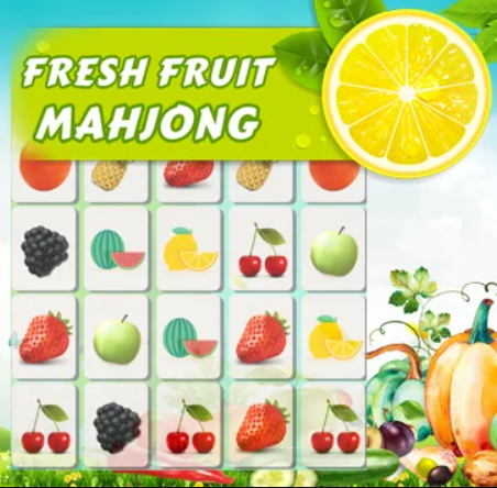 Spel Vars vrugte Mahjong  aanlyn