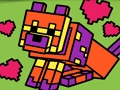 Spel Maklike kinders wat Mineblox inkleur  aanlyn