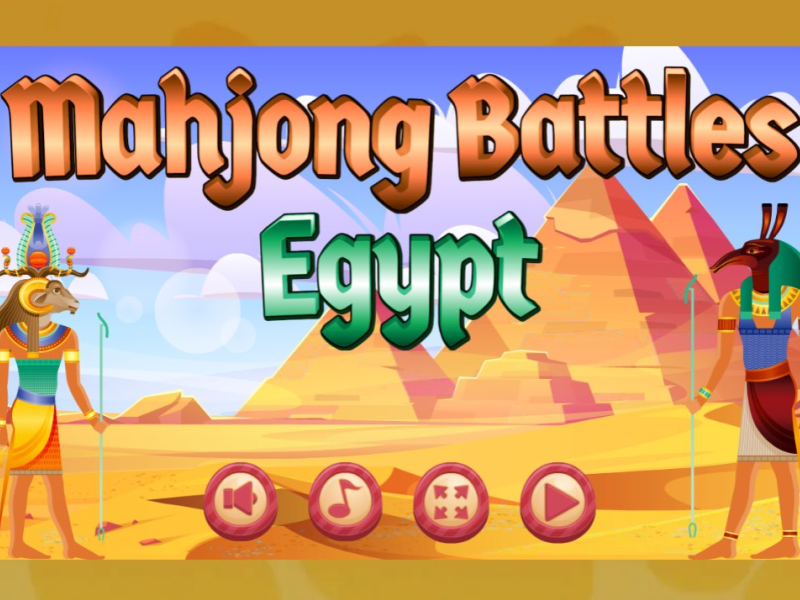 Spel Mahjong veg Egipte  aanlyn
