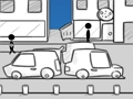Spel Stickman-skerpskutter Tik om dood te maak  aanlyn