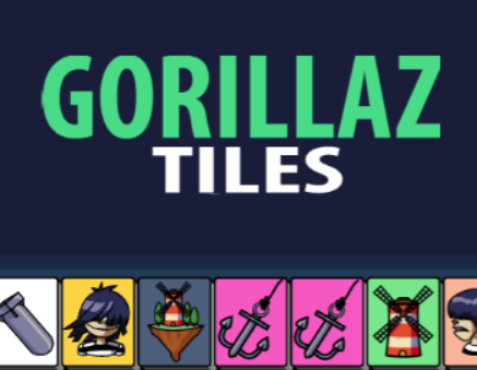 Spel Gorillaz -teëls van die onverwagte  aanlyn