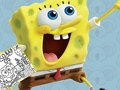 Spel Sponge on the Run kleurboek  aanlyn