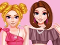 Spel Modieuse aantrek met ruffle -gewas  aanlyn