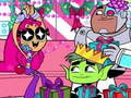 Spel Teen Titans Christmas Stars aanlyn