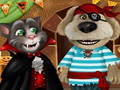 Spel Praat Tom en Angela Halloween Party aanlyn