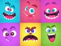 Spel Monsters Kleur vul  aanlyn