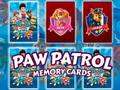 Spel Paw Patrol geheue kaarte  aanlyn