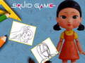 Spel Squid Game Kleurboek  aanlyn