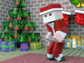 Spel MineCraft Kersfees legkaart  aanlyn