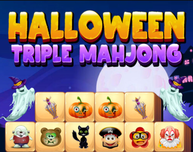 Spel Halloween Triple Mahjong aanlyn