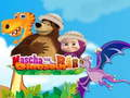 Spel Masha en die Beer-dinosourus  aanlyn